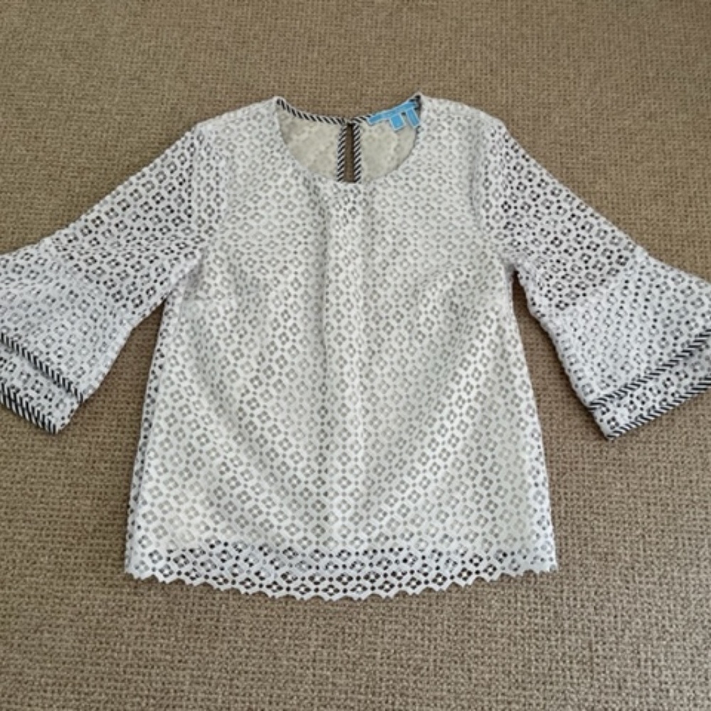 Draper James Lace Top